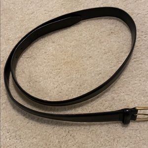 Lejon men’s belt - black leather - size 44